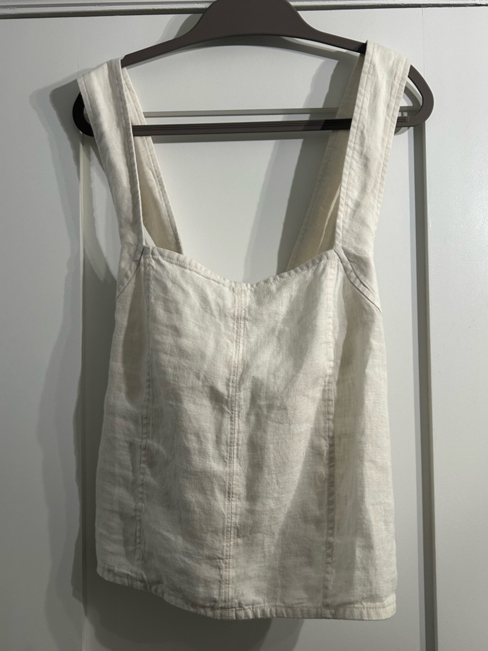 Everlane Crossback Linen Tank